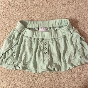 Urban Outfitters “out from under” green sleep shorts